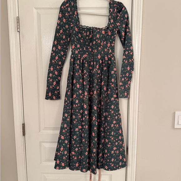 House of CB Delia Green Floral Print Midi Dress - Picture 13 of 13